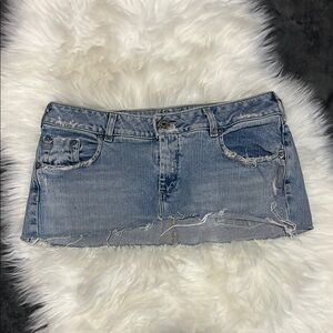 Denim Mini Skirt